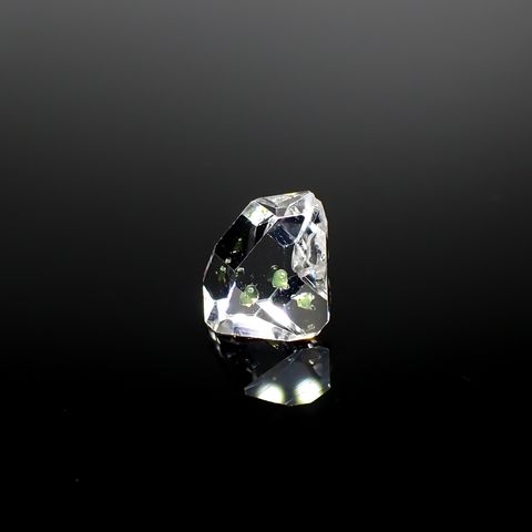 オイルインクォーツ原石 パキスタン産 2.85ct / 10.9x8.6mm前後 [240828666]