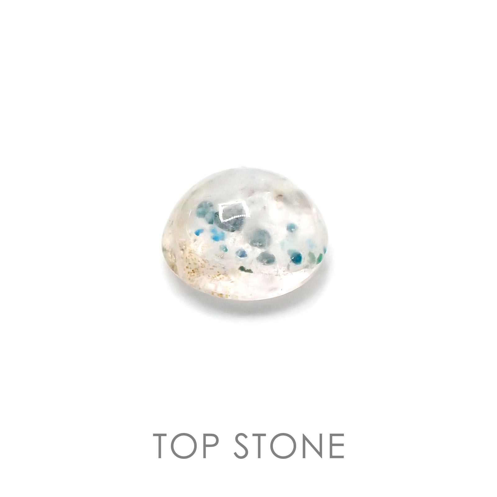 パライバクォーツ ブラジル産 ルース 1.43ct[20106760]7.2×7.2mm前後