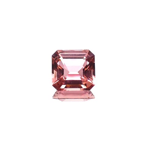 ピンクトルマリン(宝石名ピンク・トルマリン) ルワンダ産 1.746ct ソ付(彩珠)[250711637]7.6×7.3mm前後