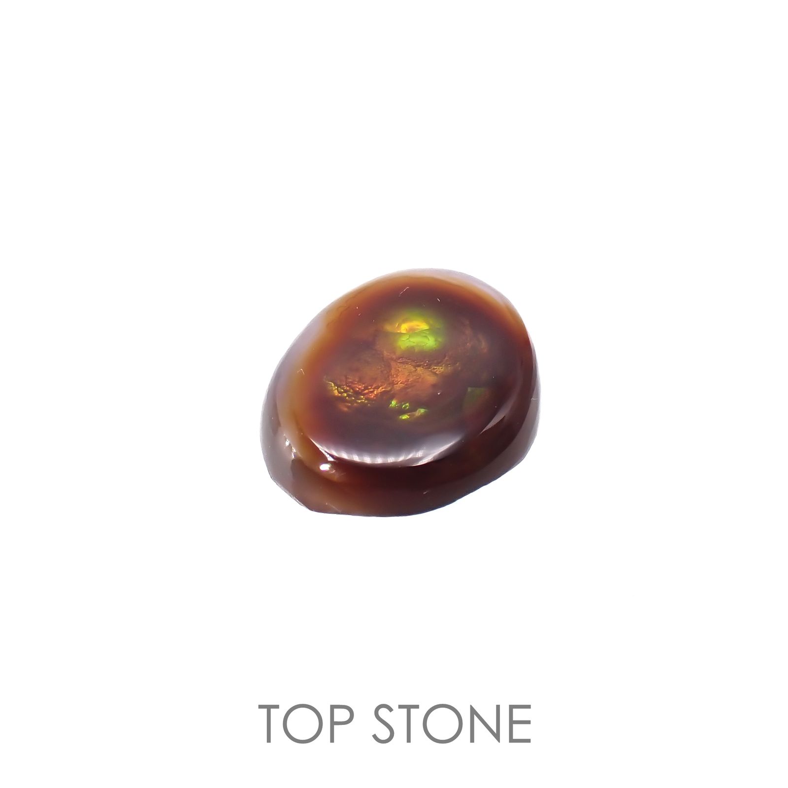 ◇フリーフォーム◇ファイヤーアゲート メキシコ産 2.70ct[220917764]11.1x9.1mm前後