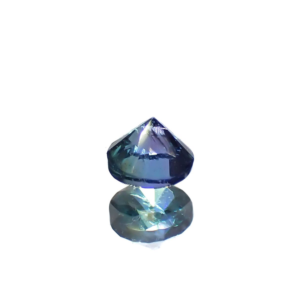 ブルーコーネルピン(宝石名ブルー・コーネルピン)タンザニア産 0.11ct 識別済[240527696]2.8x2.7mm前後