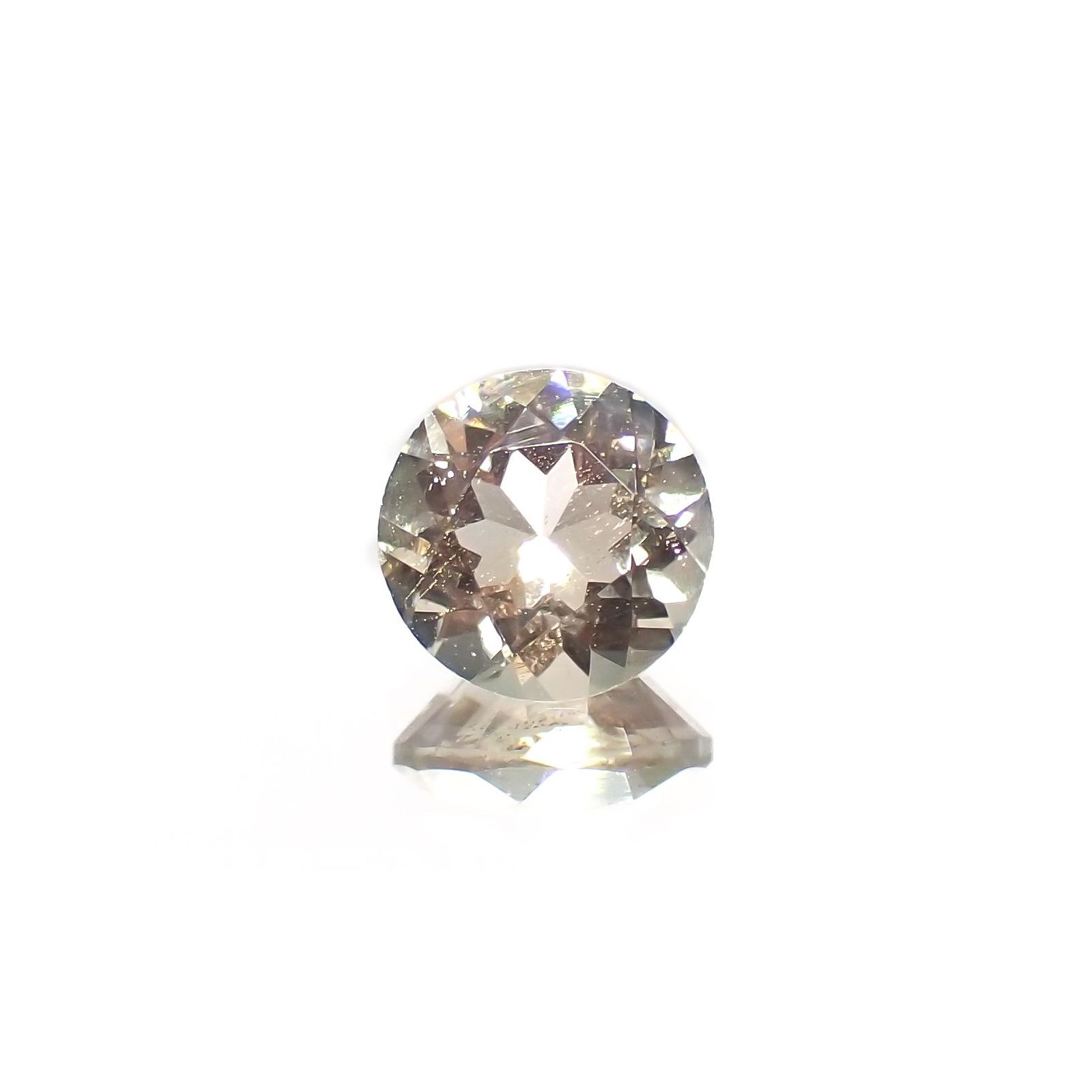 バイカラーオレゴンサンストーン アメリカ・オレゴン州産 0.74ct / 6x6mm前後 [230220678]