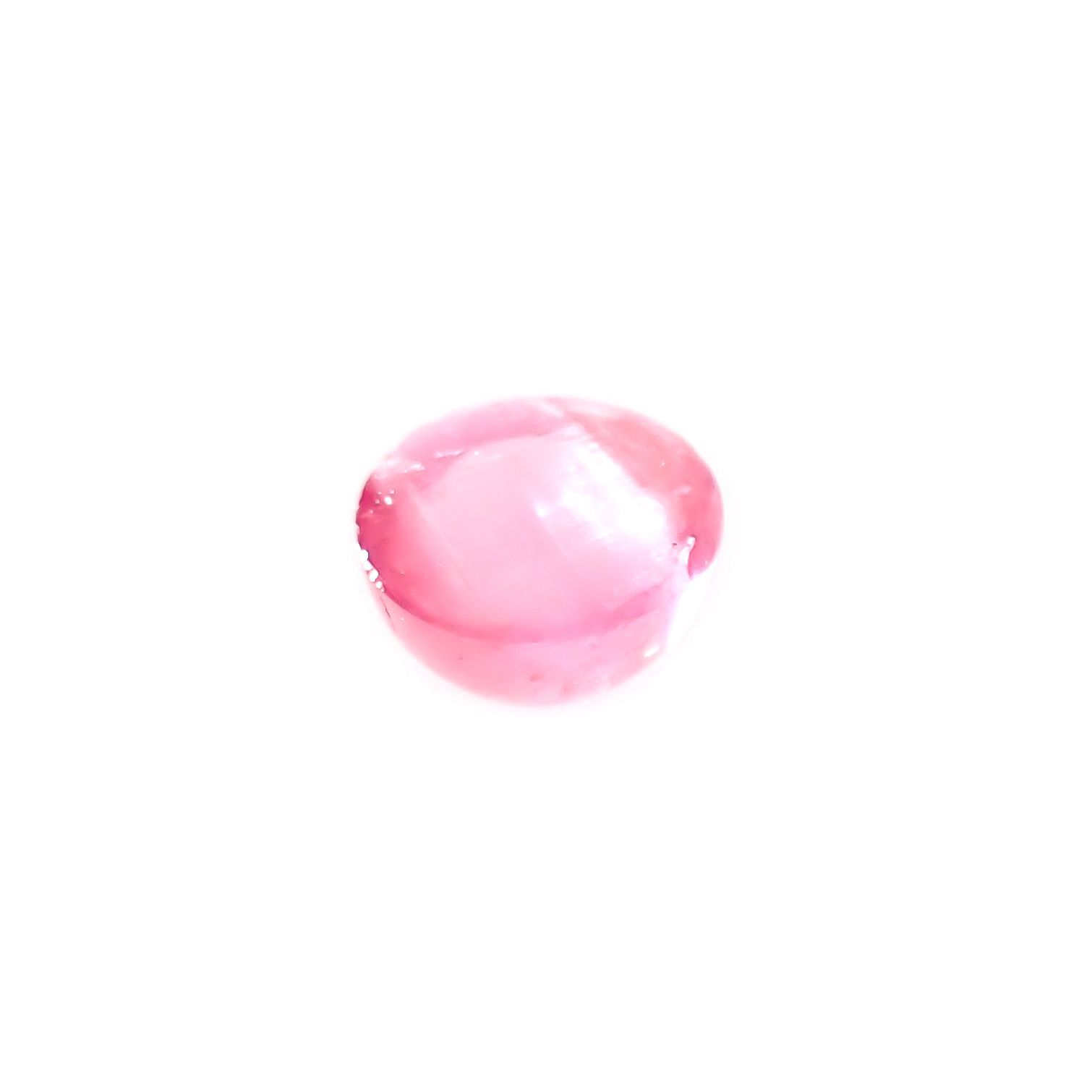 ペツォッタイトキャッツアイ(ラズベリル)(宝石名ペツォッタイト・キャッツアイ)マダガスカル産 0.250ct ソ付(彩珠)[220114345]3.6x3.5mm前後