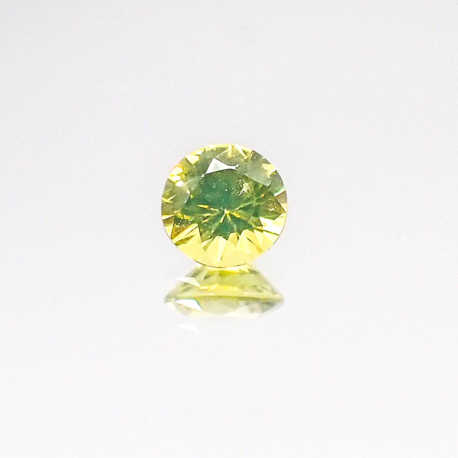 クリソベリル(宝石名クリソベリル)スリランカ産 0.36ct 識別済[220817254]4.4x4.4mm前後