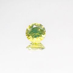 クリソベリル(宝石名クリソベリル)スリランカ産 0.36ct 識別済[220817254]4.4x4.4mm前後