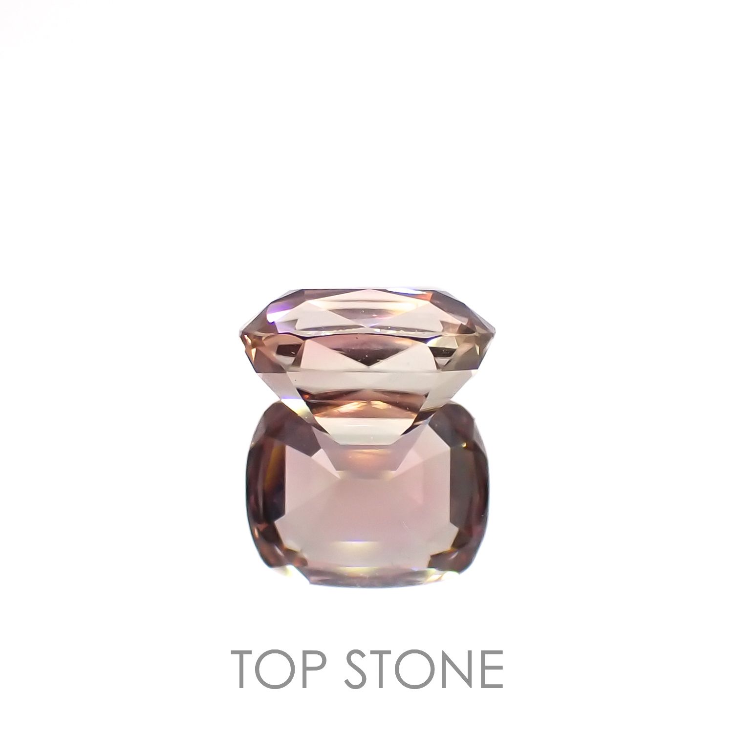 バイカラートルマリン(宝石名トルマリン)ルワンダ産 1.74ct 識別済[221119007]7.8x6.4mm前後
