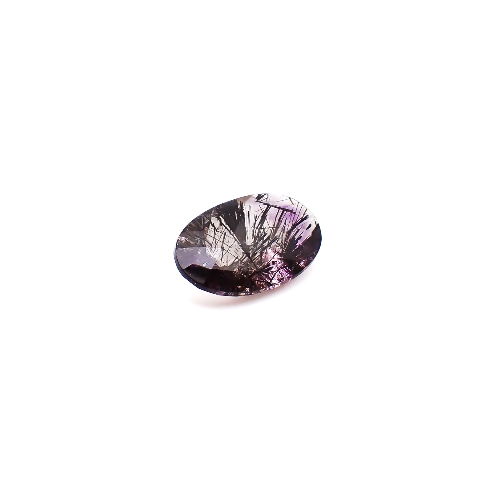 ◇チェッカーカット◇アメジストエレスチャル ブラジル産 9.16ct / 18.9x12.3mm前後 [260933026]