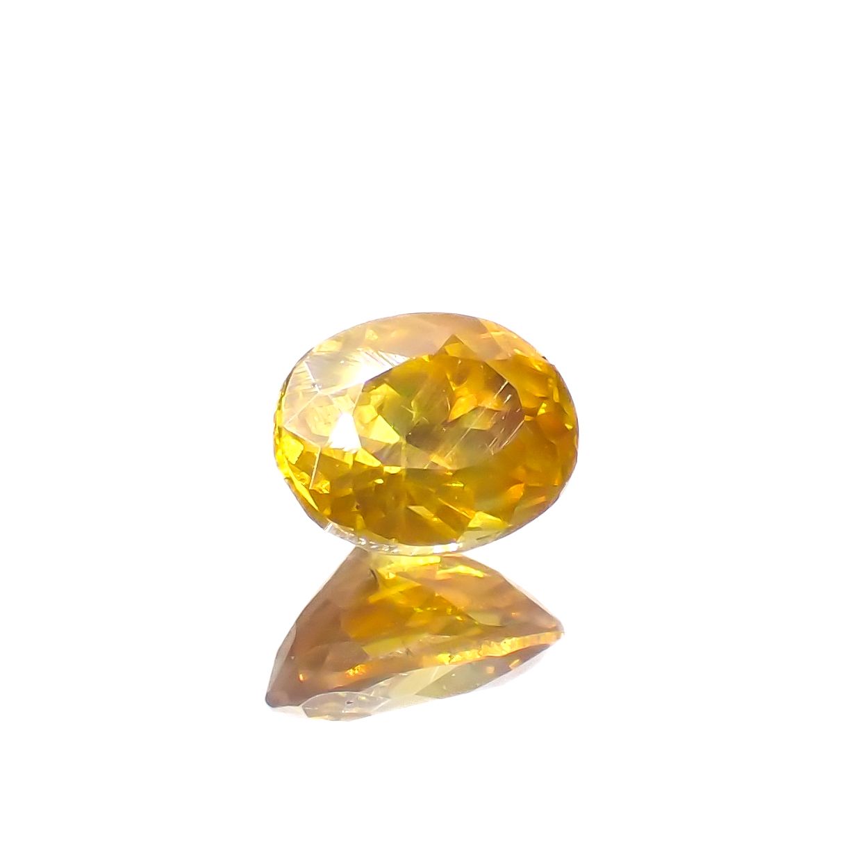 スファレライト スペイン産 0.53ct[230722761]5.2x4.1mm前後