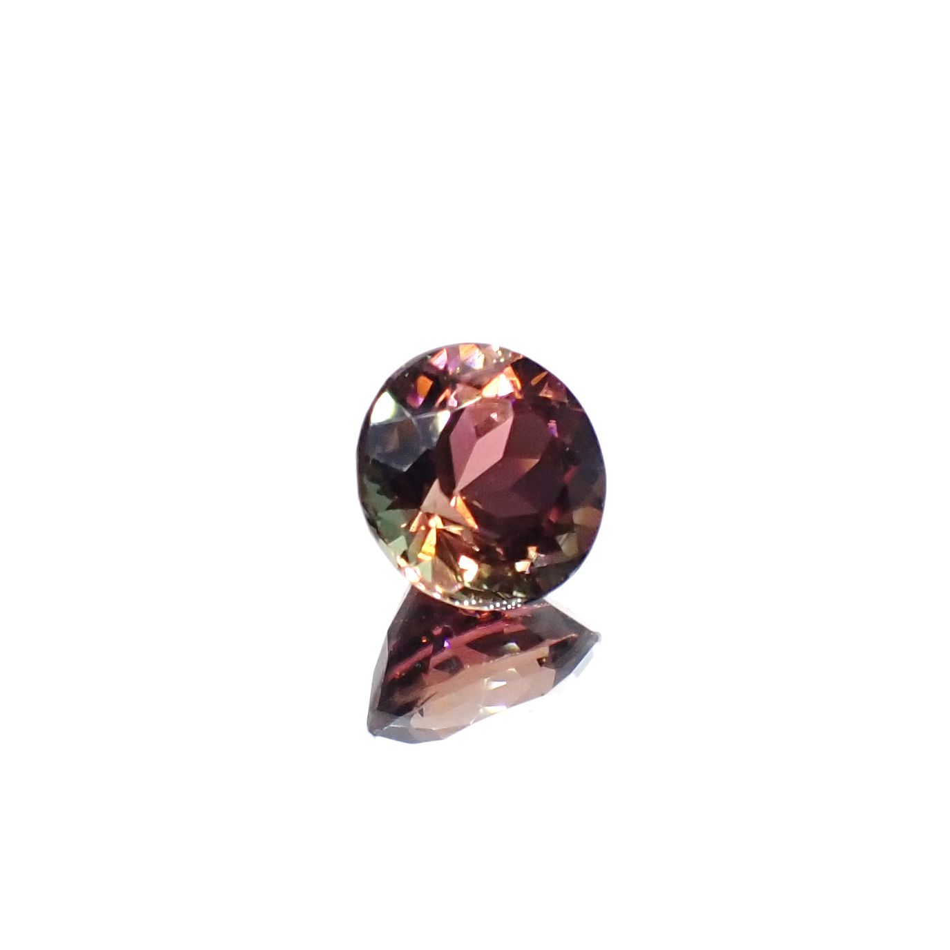 バイカラートルマリン ブラジル産 2.73ct[240527765]8.5x8.5mm前後