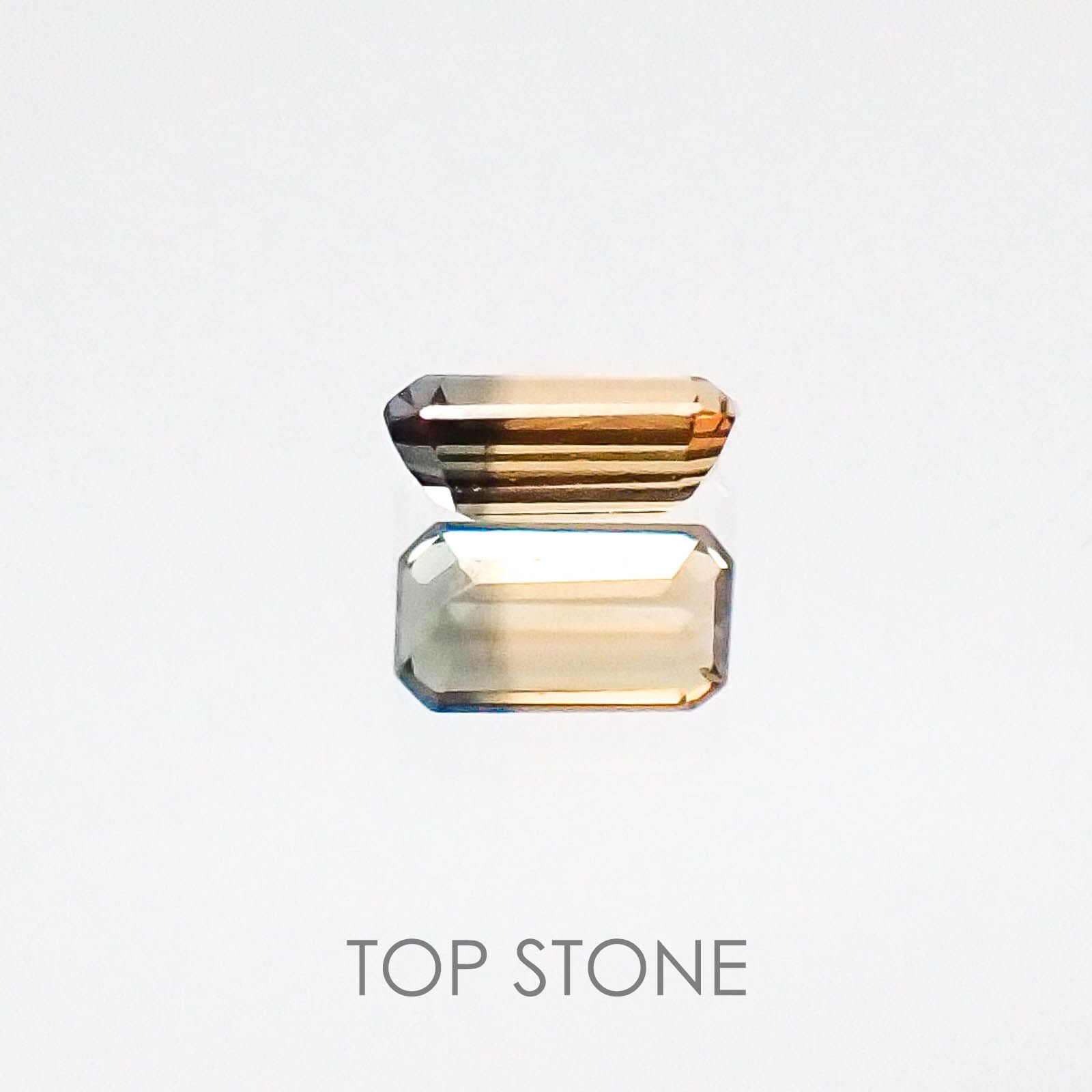 バイカラーサファイア(宝石名バイカラー・サファイア)タンザニア・ソンゲア鉱山産 0.17ct 識別済[220717150]4x2.3mm前後