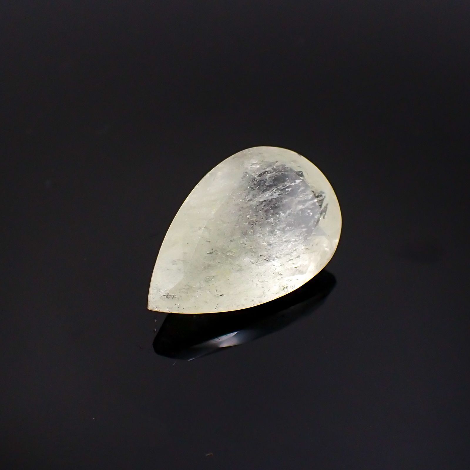 サルファーインクォーツ ブラジル産 9.77ct[231124311]19.3x12.4mm前後