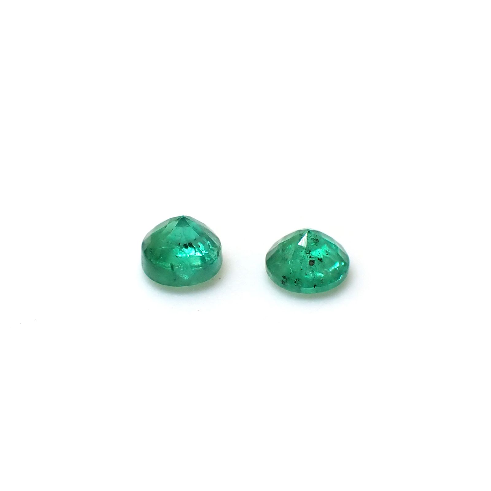 ◇ペアセット◇エメラルド コロンビア産 0.24ct(2pcs合計) [250430245]2.9x2.9mm前後