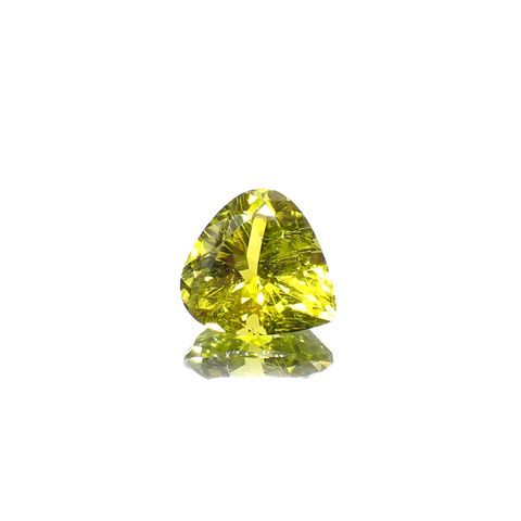 カナリートルマリン ザンビア産 4.80ct[231224527]11.7x11.3mm前後