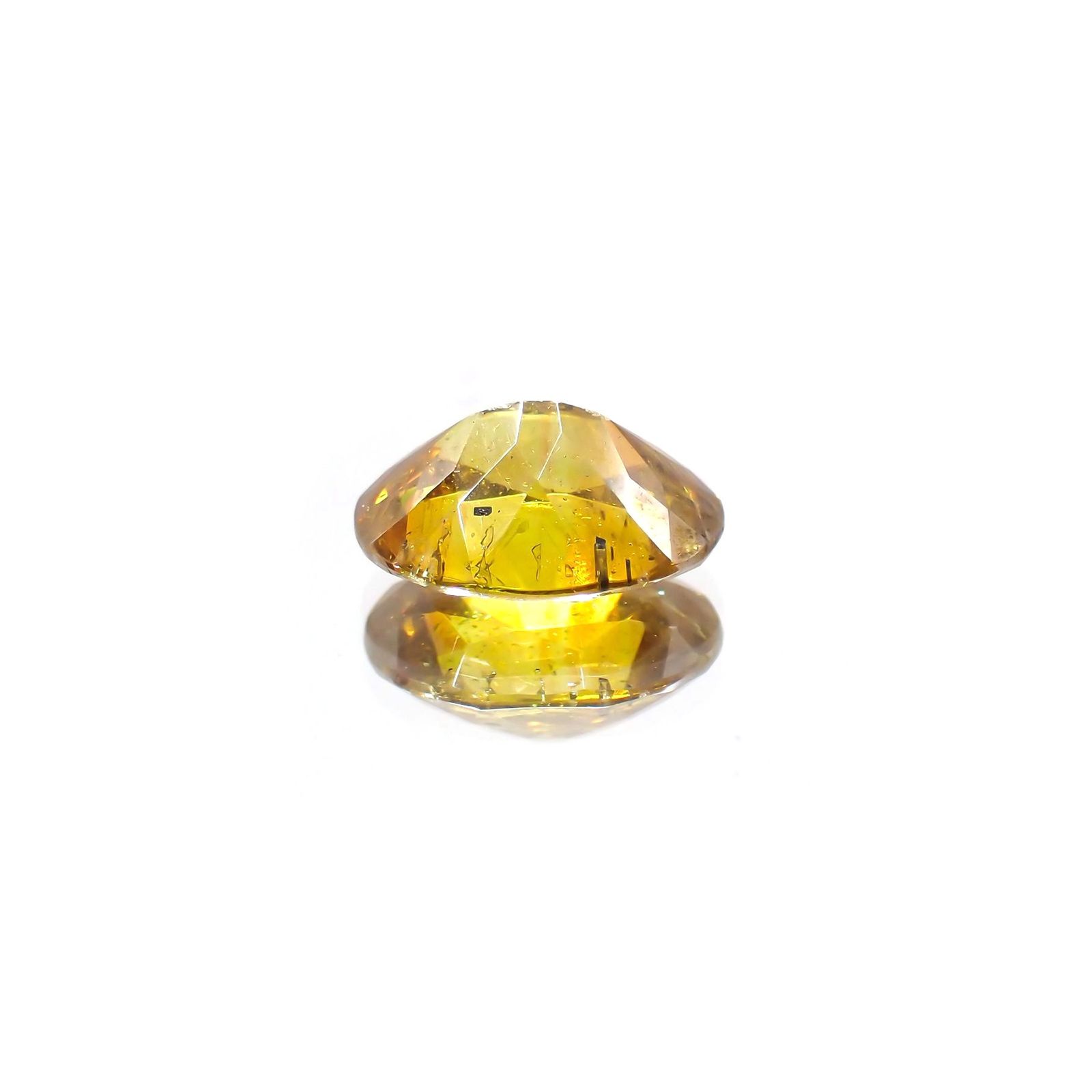 スファレライト(宝石名スファレライト)スペイン・カンタブリア カマレーニョ産 識別済 2.76ct / 9.7x7.2mm前後 [260617154]
