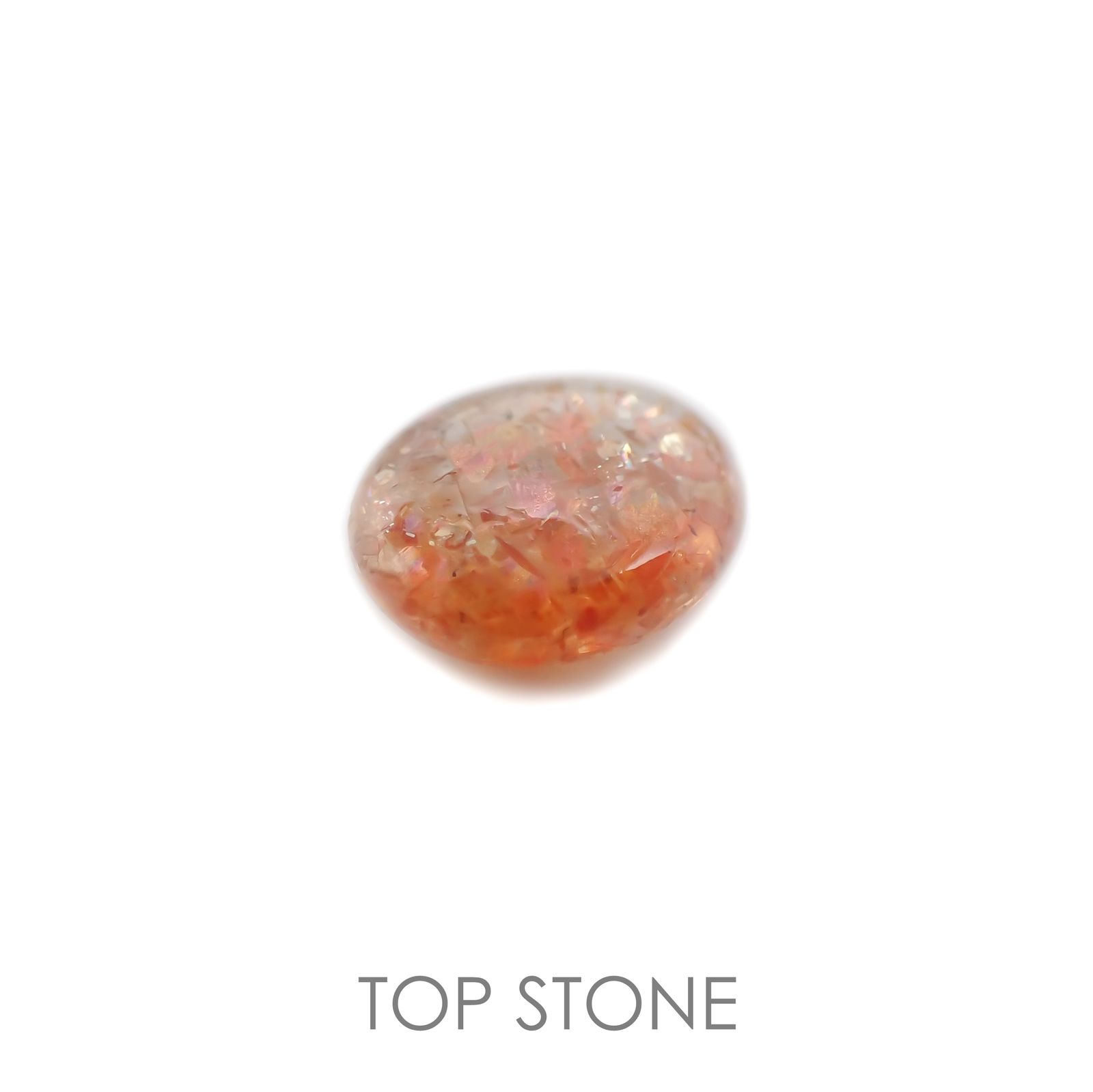 イリュージョンサンストーン(宝石名フェルドスパー) タンザニア産 2.53ct 識別済[210510862]10.1×8.1mm前後
