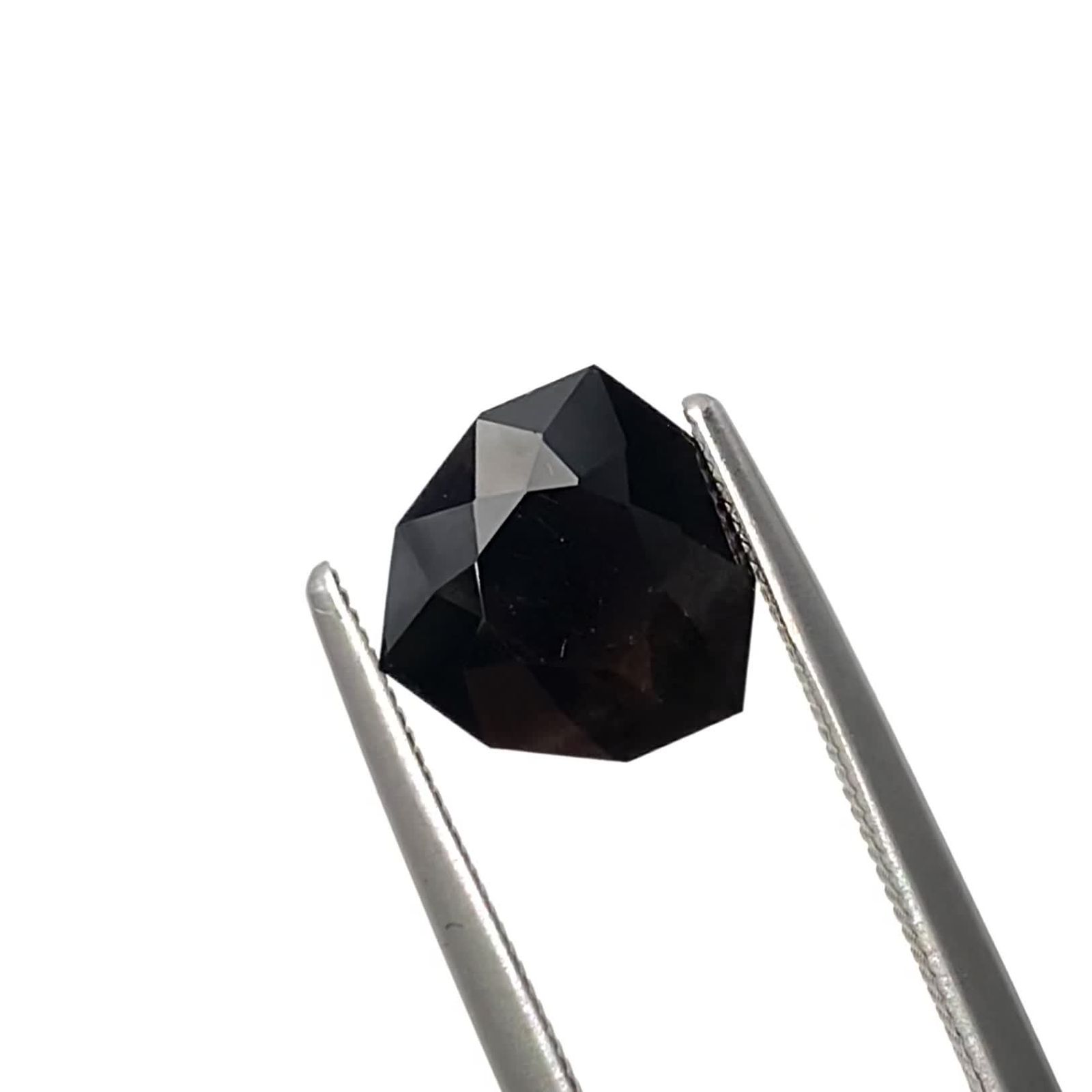 ◇カスタムカット◇モリオン チベット産 2.39ct / 8.7x8.6mm前後