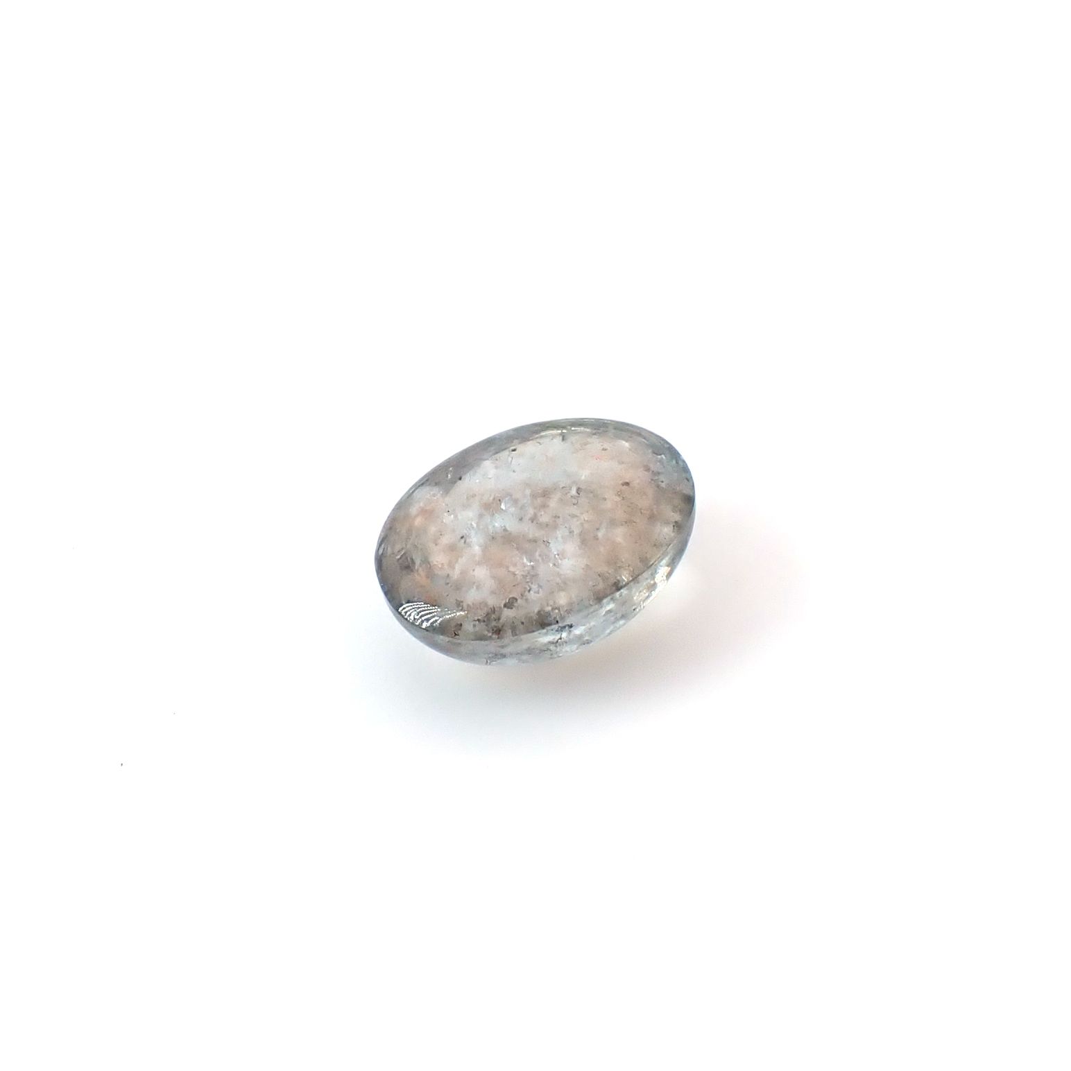 アベンチュリンアクアマリン ナイジェリア産 2.57ct / 9.9x7.5mm前後 [260919776]