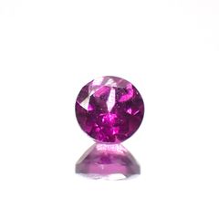 マラヤガーネット(宝石名ガーネット)タンザニア産 0.40ct 識別済[230823051]4x3.9mm前後