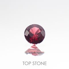 レッドスピネル(宝石名レッド・スピネル) ビルマ産 0.19ct 識別済[210812854]3.5×3.5mm前後