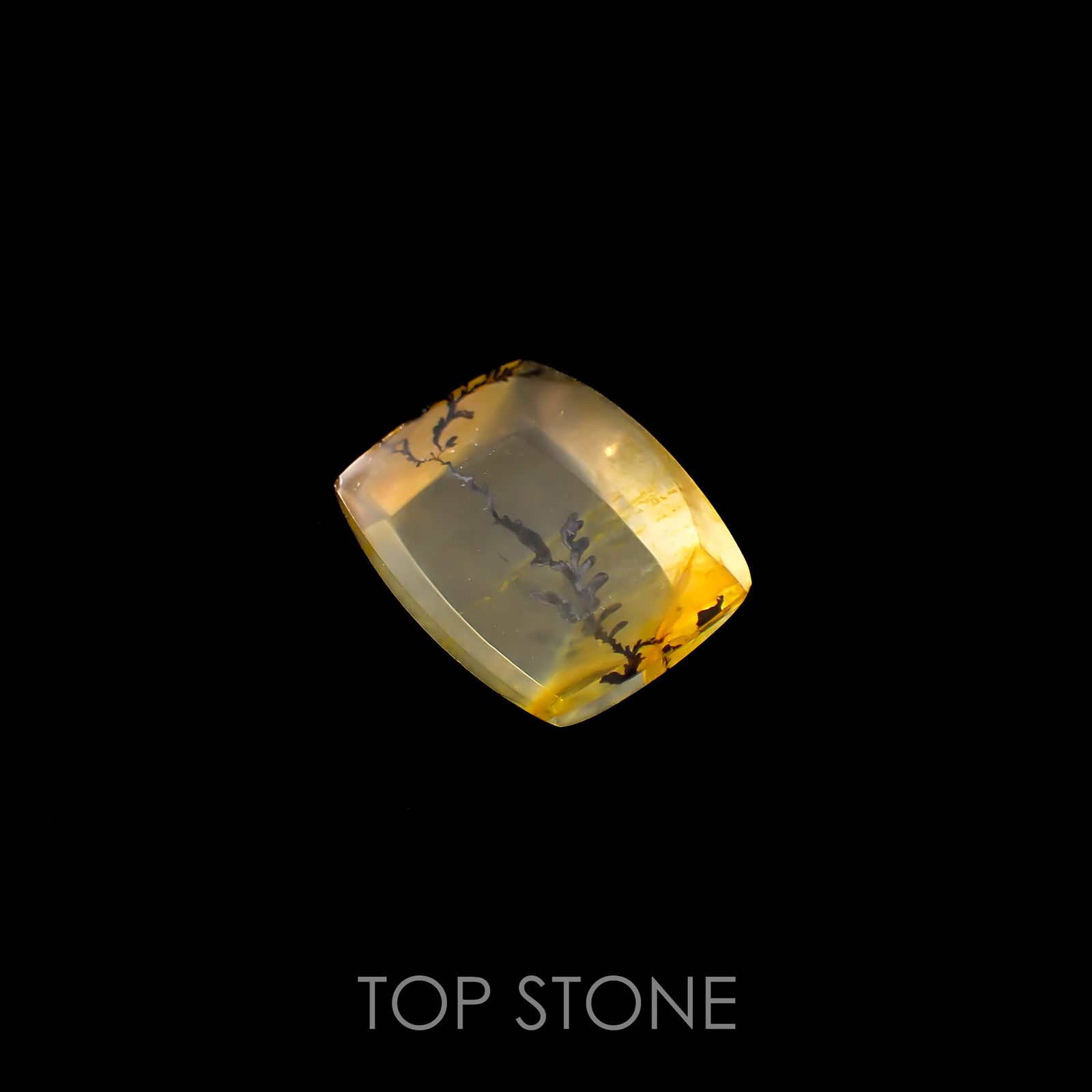 デンドリチッククォーツ ブラジル産 3.95ct[220817339]11.6x9.4mm前後