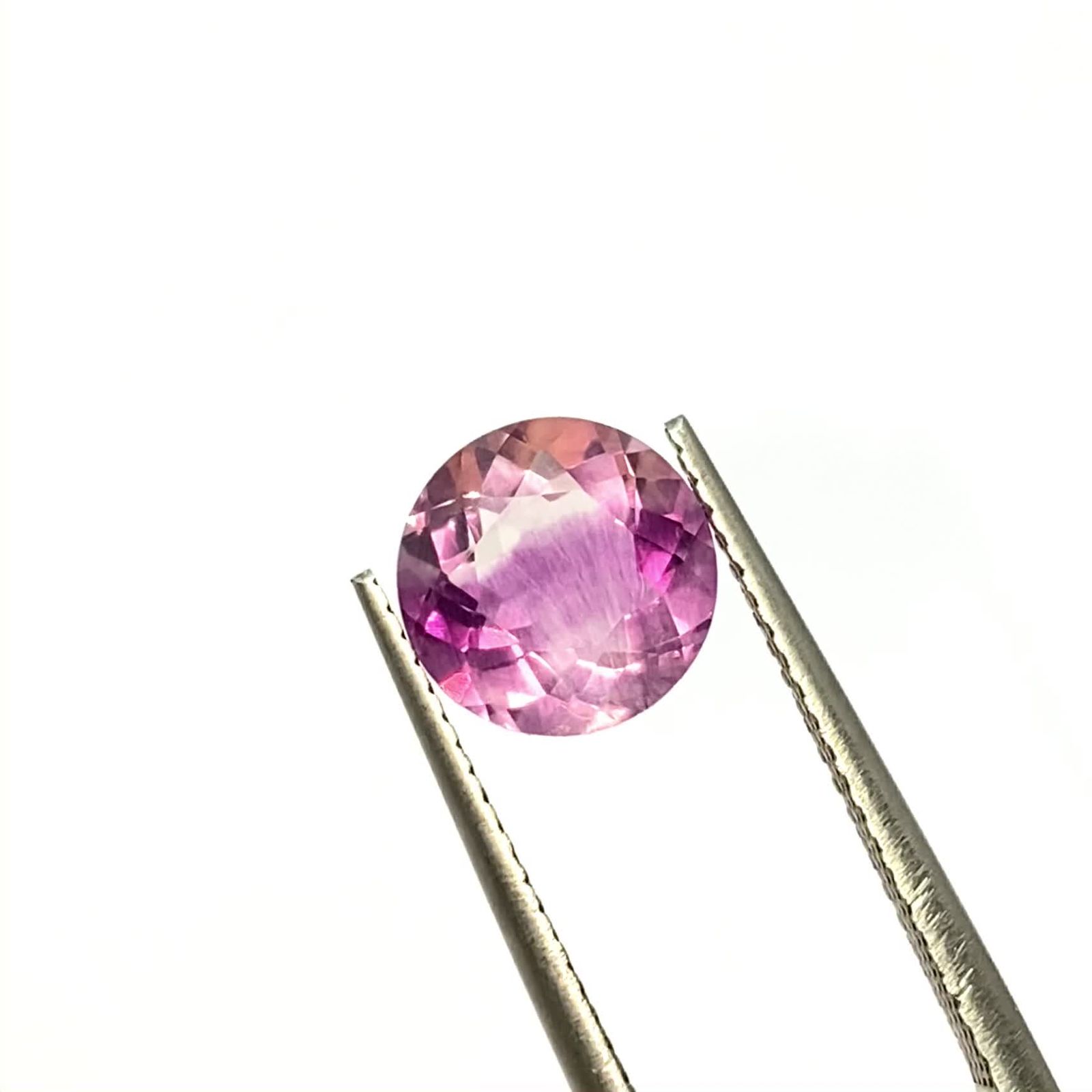 バイカラーフローライト 中国産 2.45ct[230120174]8.1x8.1mm前後 | TOP