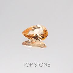 インペリアルトパーズ ブラジル産 ルース 0.48ct[20084375]6.6×4.1mm前後