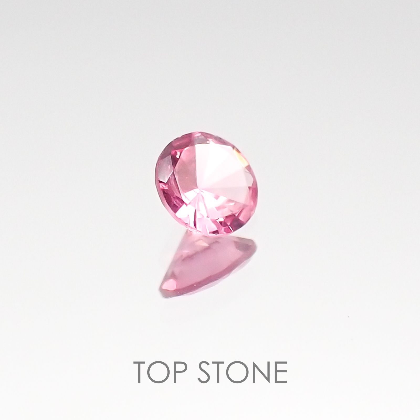 ホットピンクスピネル タンザニア産 ルース 0.11ct[20117675]3.1×3.1mm前後