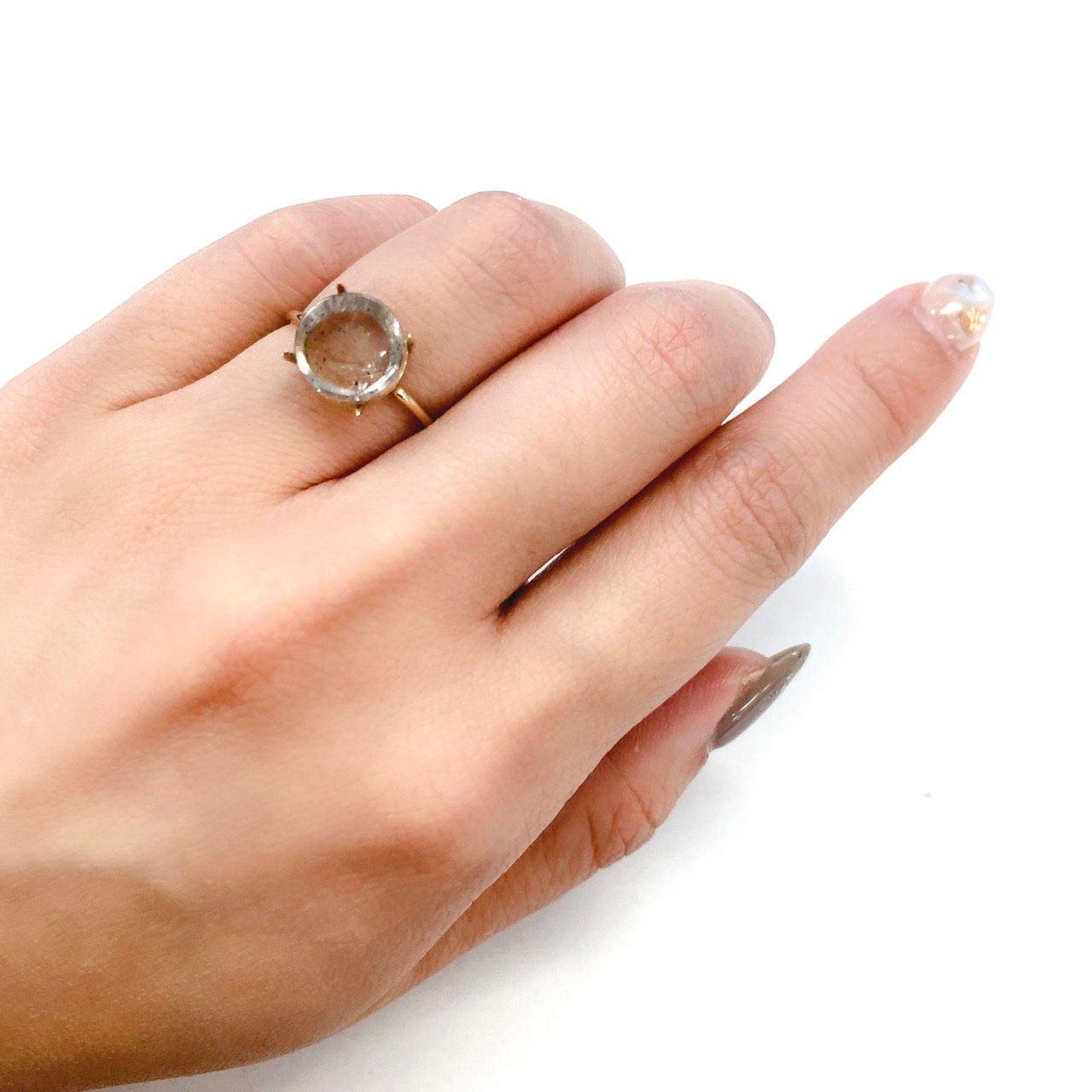 ティンカーベルクォーツ ブラジル産 ルース 2.8ct[210510741]9.6×9.6mm前後