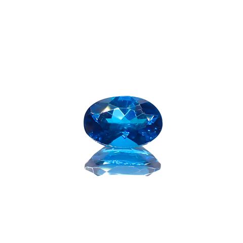 ディープブルーアパタイト  マダガスカル産 0.43ct[230421664]5.8x3.8mm前後