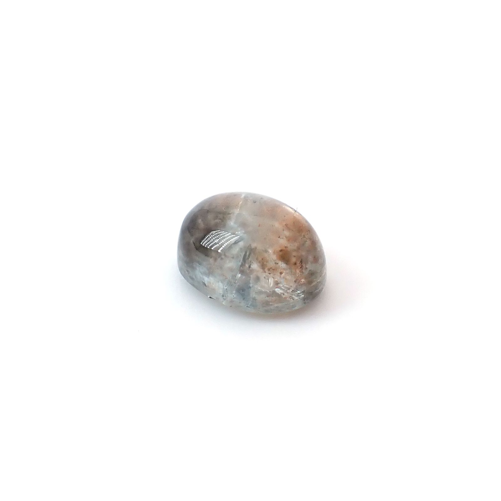 アベンチュリンアクアマリン ナイジェリア産 1.88ct / 8.2x6.3mm前後 [260919774]