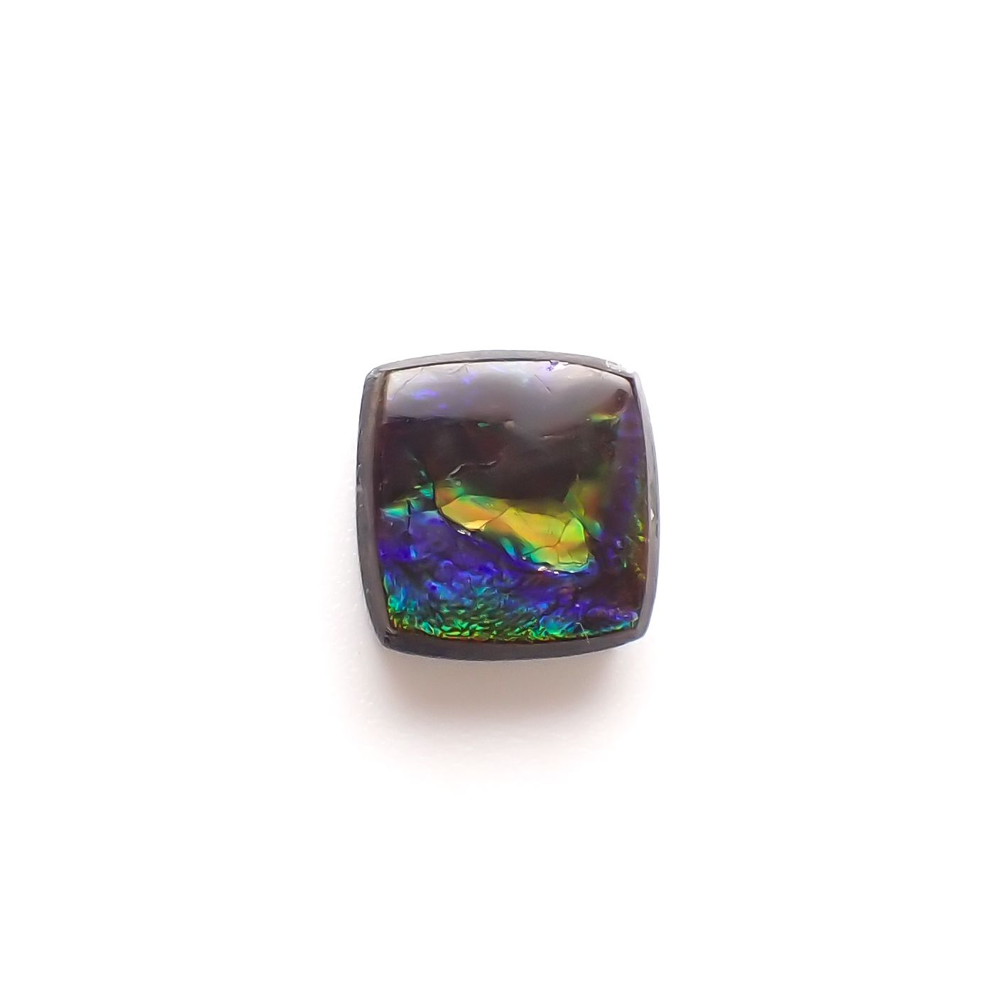 アンモライト トリプレット カナダ産 3.03ct[230823115]8.2x8.1mm前後