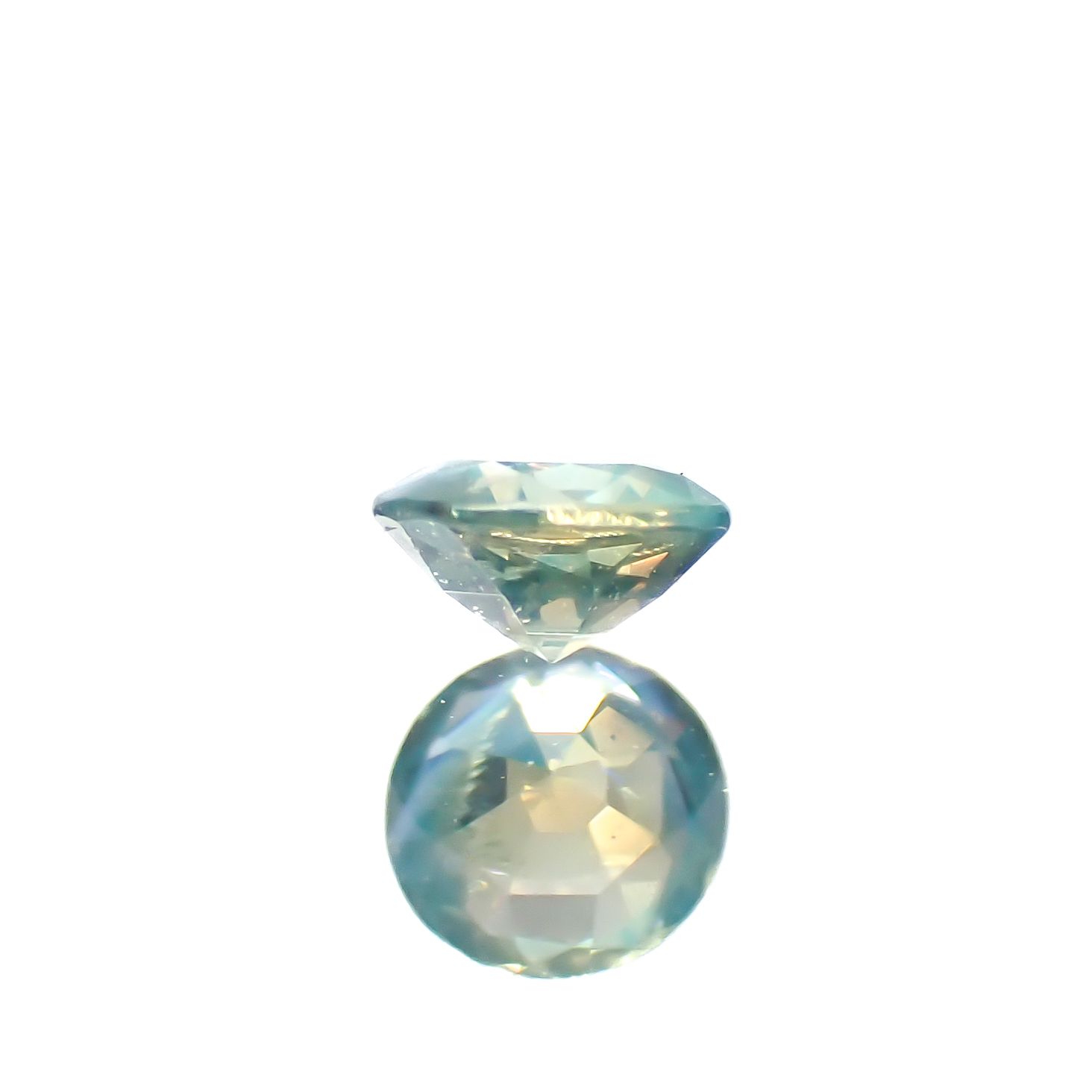 シルキーアレキサンドライト ブラジル・ミナスジェライス州ヘマチタ鉱山産 0.10ct [241129506]2.9x2.9mm前後