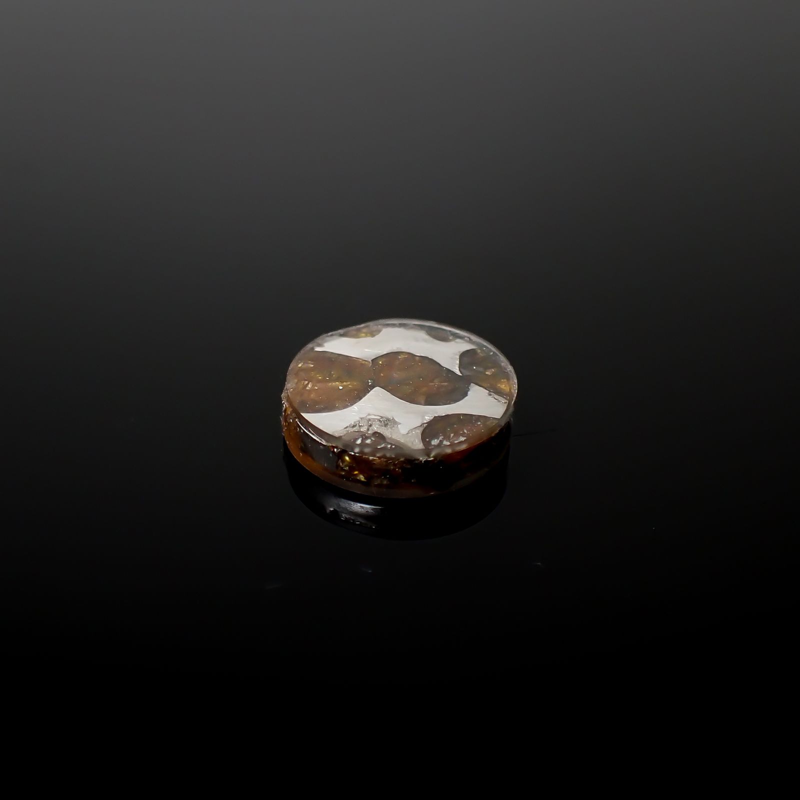 パラサイト隕石Sericho トリプレット 発見地:ケニア 5.57ct[240125726]12.1x12mm前後