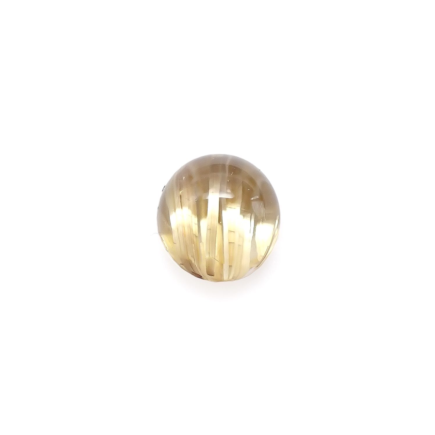 ルチルクオーツ キャッツアイ ブラジル産 2.13ct[240427336]7.3x7.3mm前後