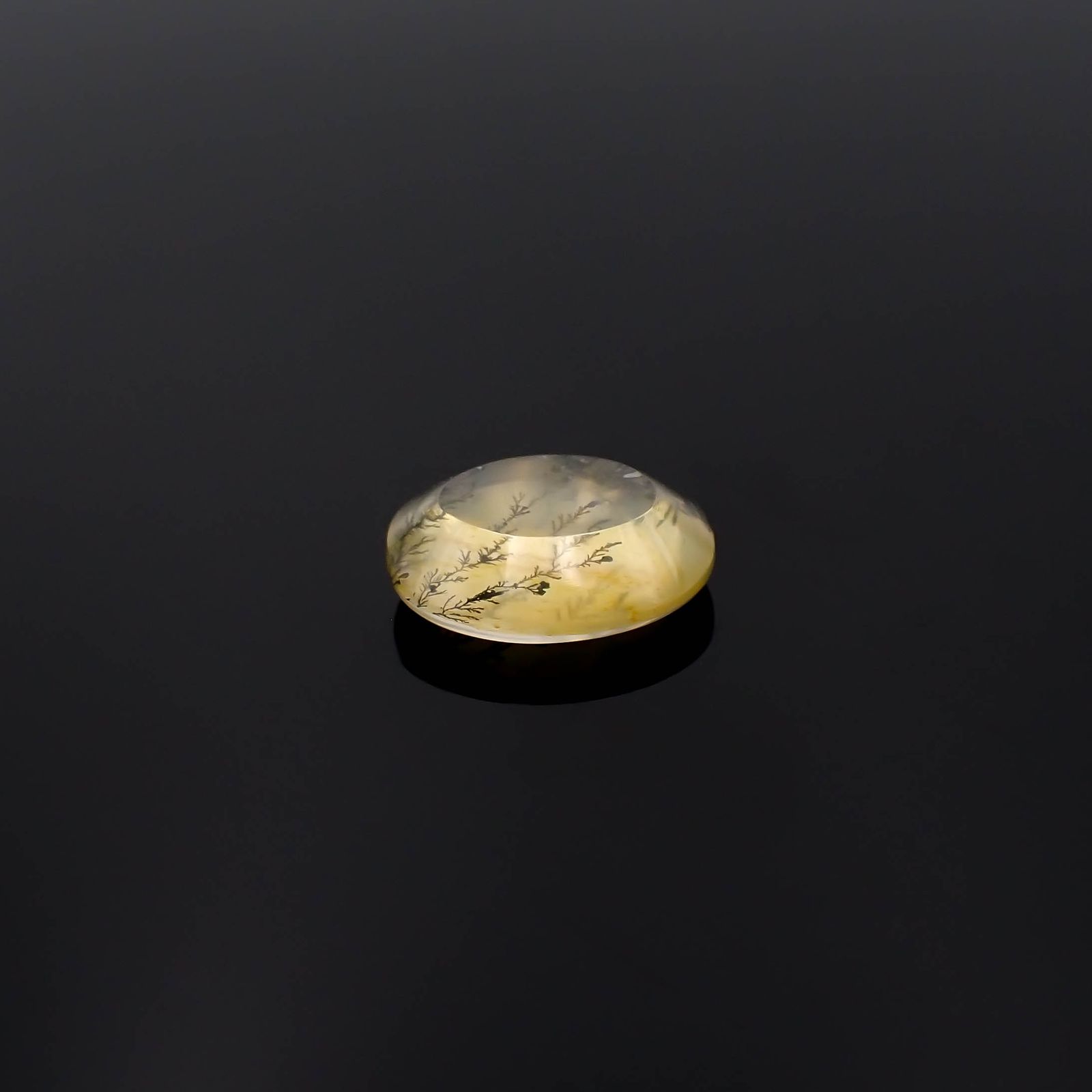 デンドリチッククォーツ ブラジル産 3.72ct[230622443]12.3x10mm前後