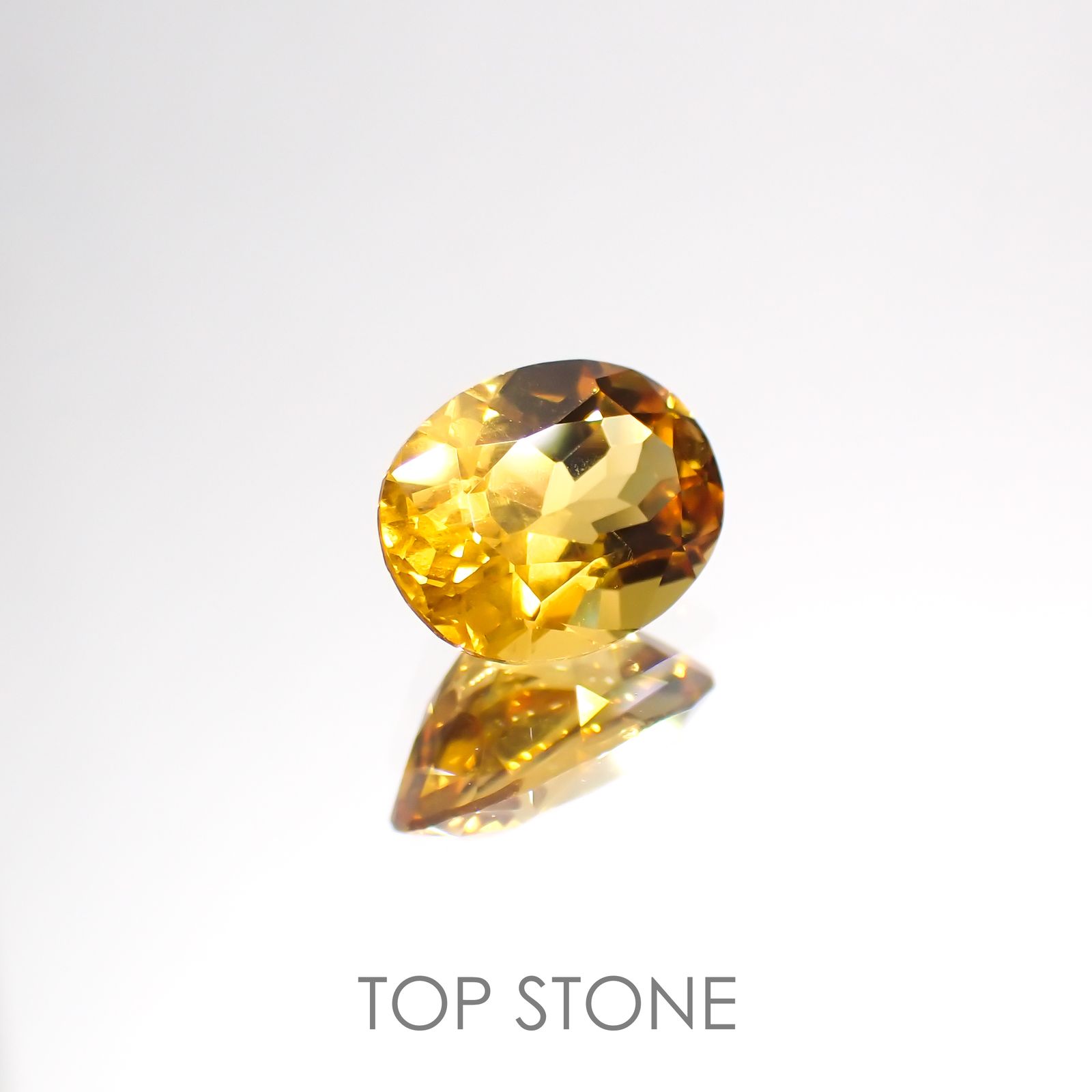ゴールデンベリル(宝石名ゴールデン・ベリル)ブラジル産 1.15ct 識別済[220114228]8.1x6.2mm前後
