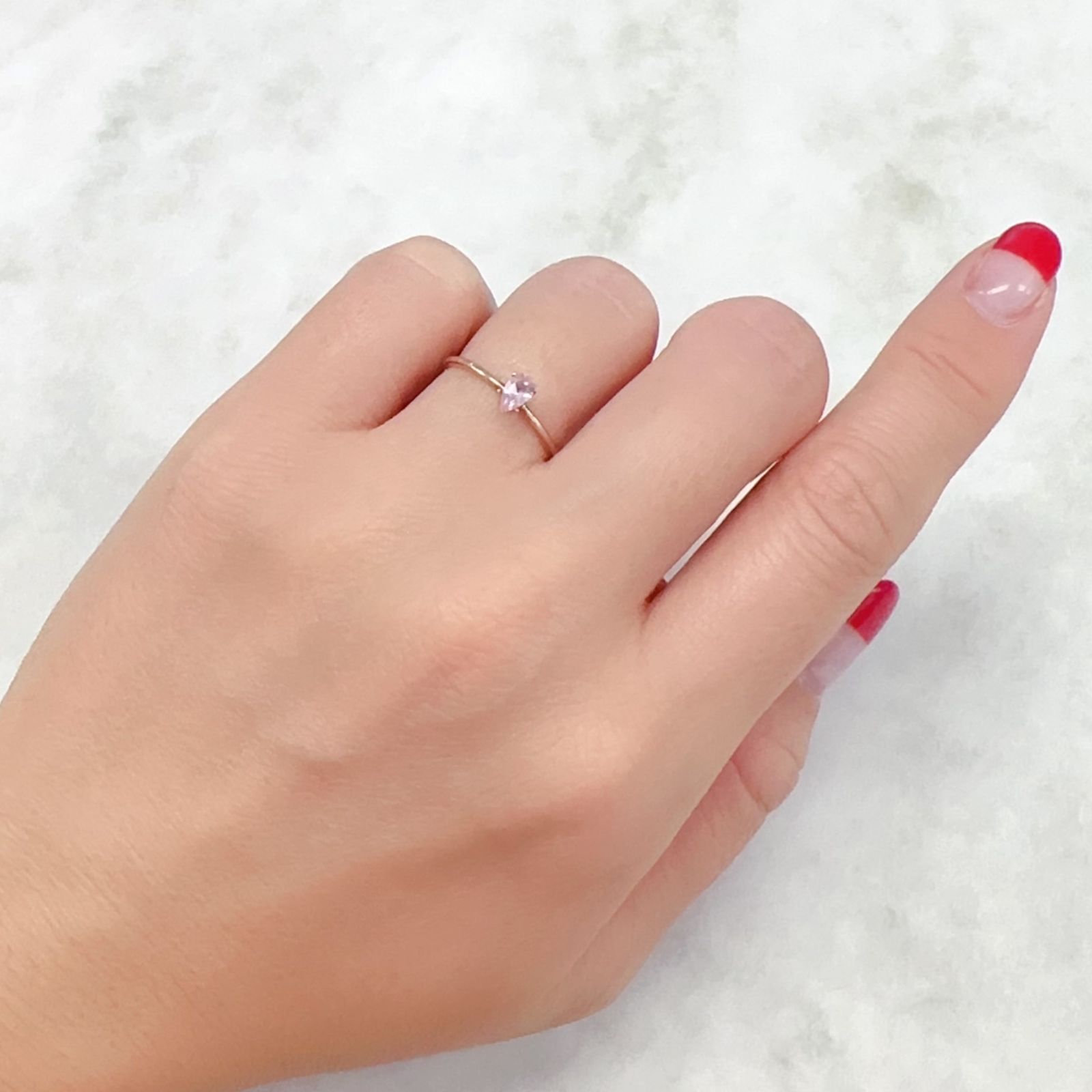 モルガナイト モザンビーク産 0.18ct[230923356]5.1x3mm前後