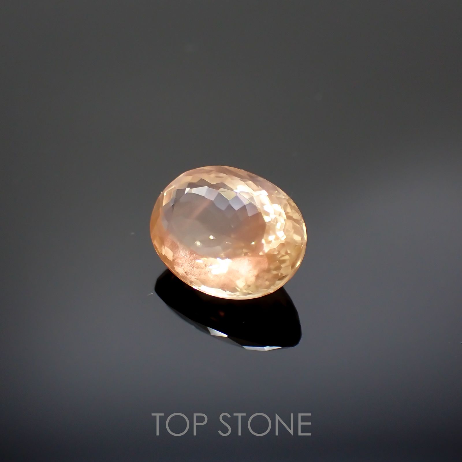 オレゴンサンストーン(宝石名ラブラドライト)アメリカ・オレゴン州産 3.99ct 識別済[220114655]11.8x8.9mm前後