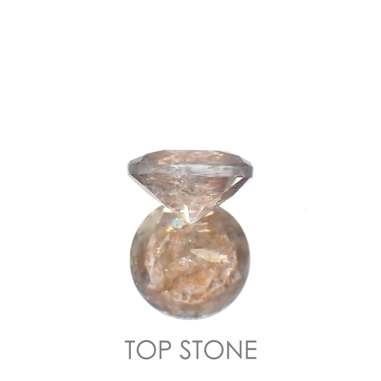 アベンチュリンアクアマリン ナイジェリア産 0.45ct[221018368]5.2x5.2mm前後