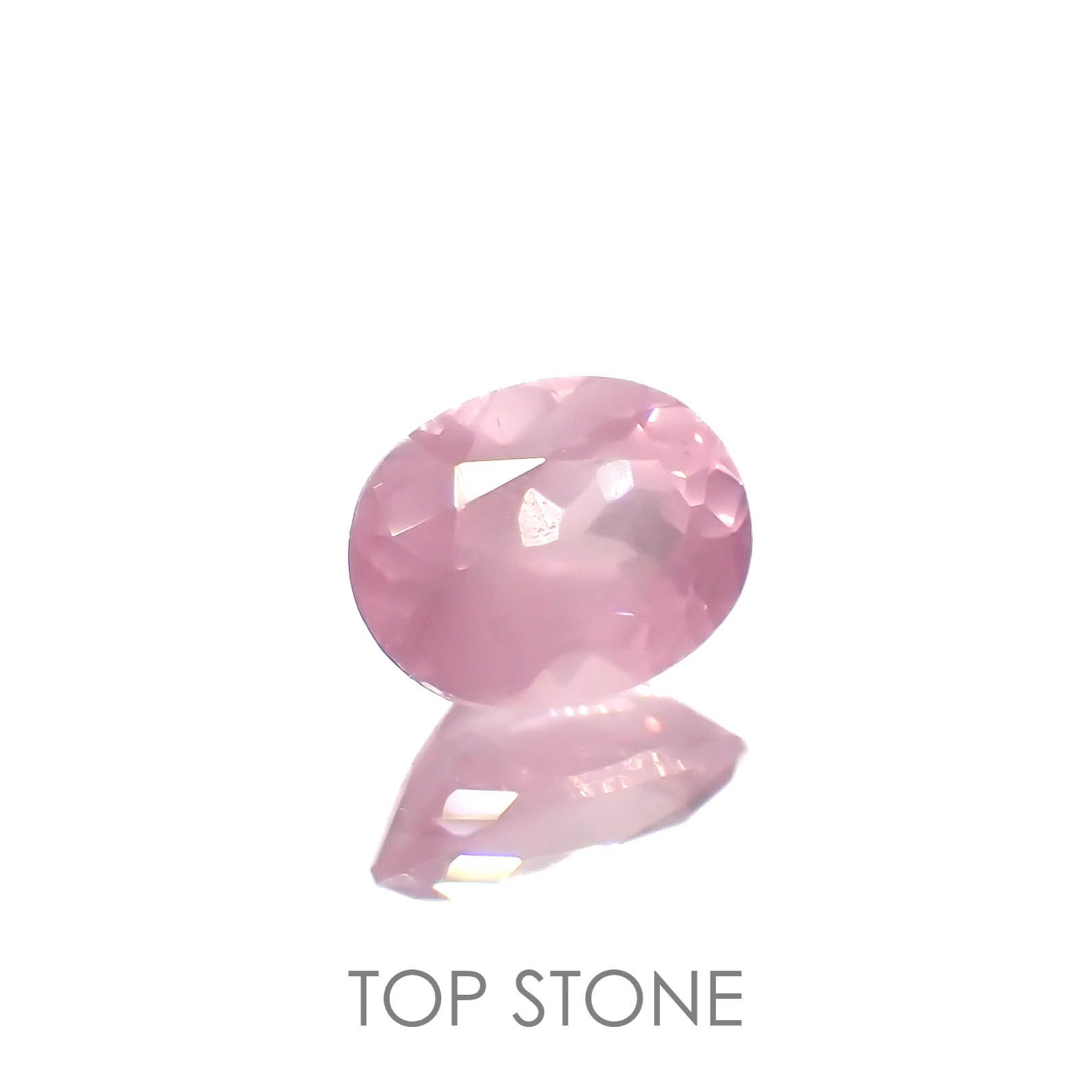 シルキーピンクスピネル(宝石名スピネル)タンザニア産 0.45ct 識別済[221219487]5.2x4mm前後