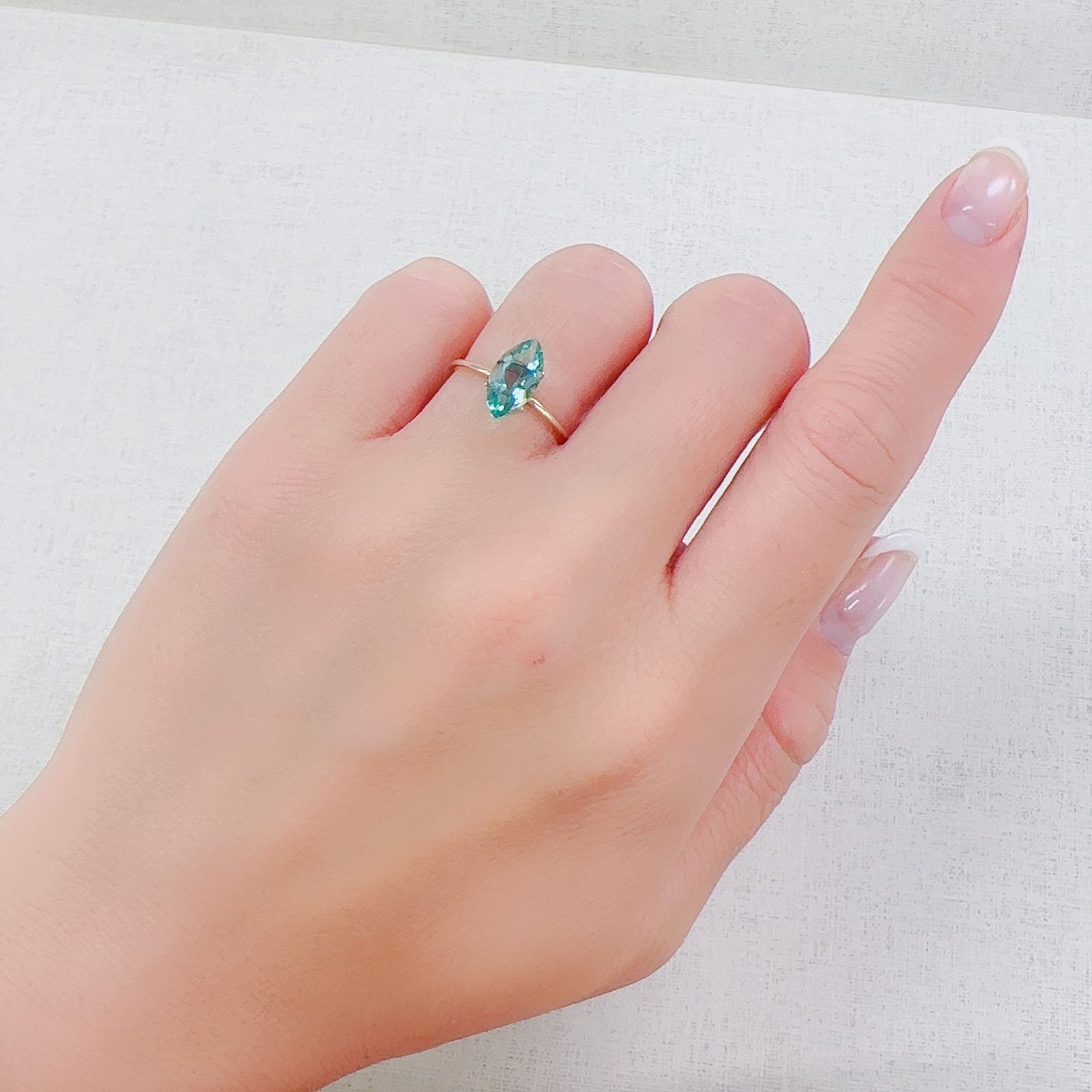 フローライト フルオレッセンス イギリス・ロジャリー鉱山産 1.44ct[230522140]10.8x5.4mm前後