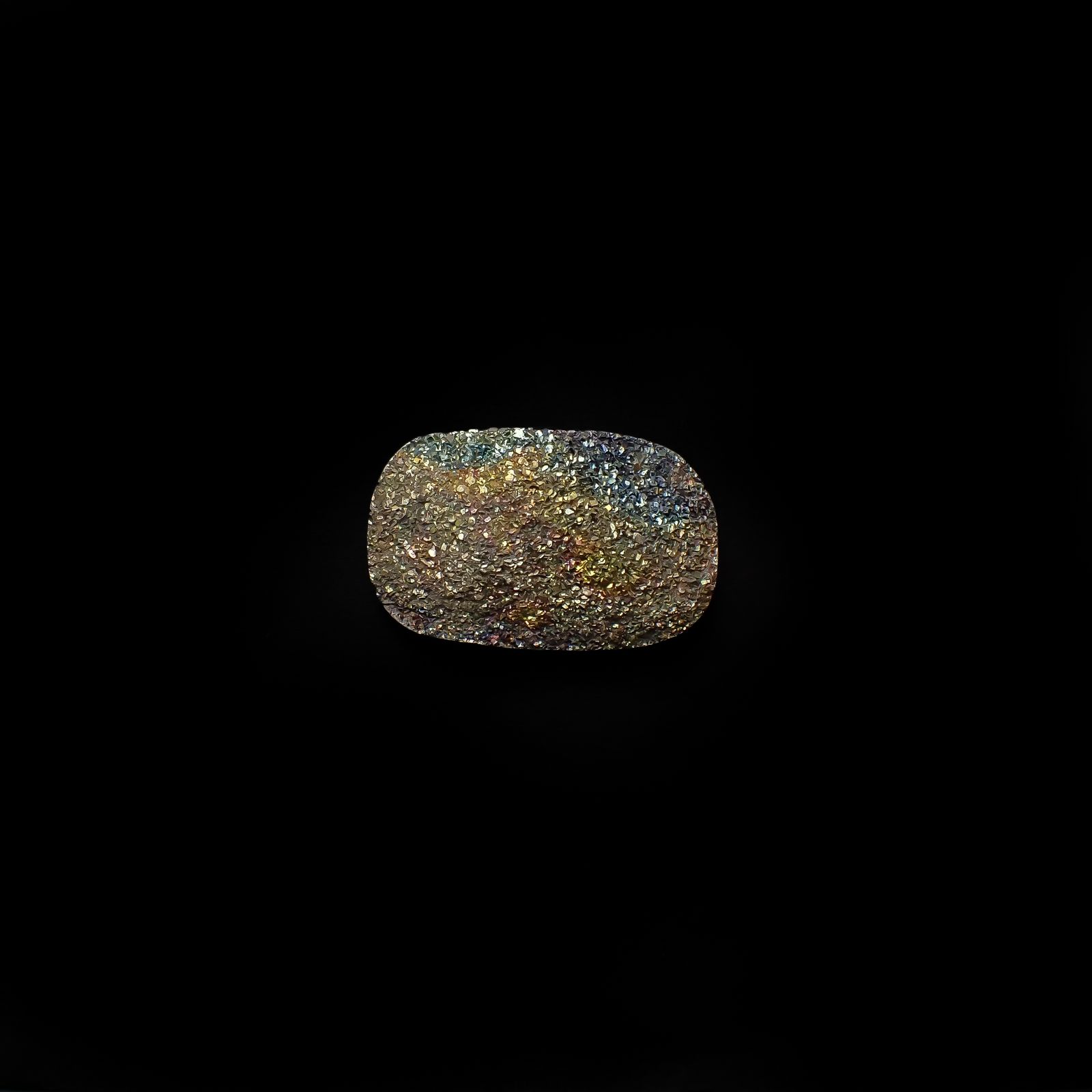 ◇フリーフォーム◇レインボーパイライト 原石 ロシア産 21.99ct[240527473]24.3x15.5mm前後