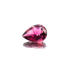 パープルトルマリン(宝石名パープル・トルマリン)ブラジル産 識別済 0.98ct / 8.1x5.8mm前後 [260323895]