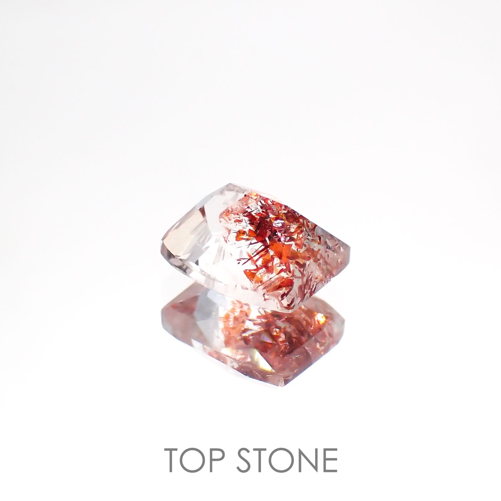 ファイヤークォーツ ナイジェリア産 1.46ct[220114749]7.7x6.3mm前後