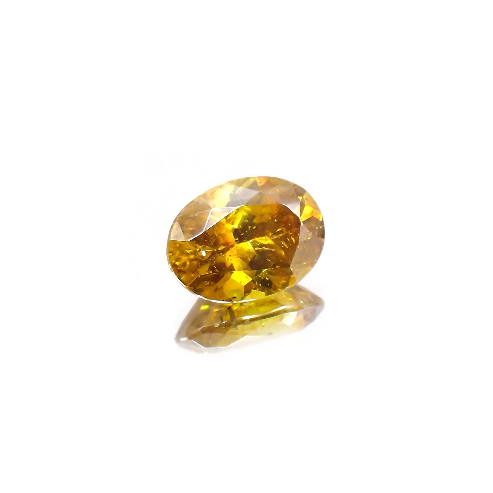 スファレライト(宝石名スファレライト)スペイン・カンタブリア カマレーニョ産 識別済 2.76ct / 9.7x7.2mm前後 [260617154]