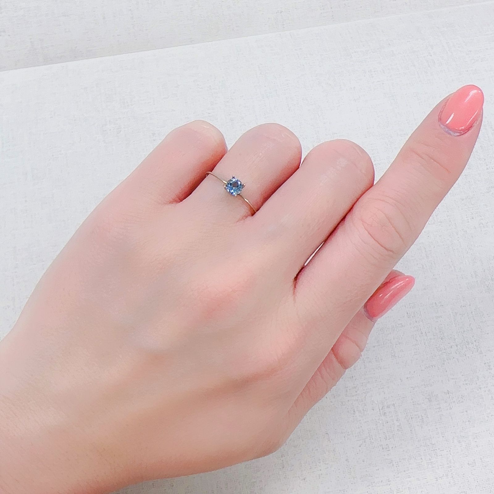 サンタマリアアクアマリン ブラジル産 0.25ct[230320970]4.1x4.1mm前後