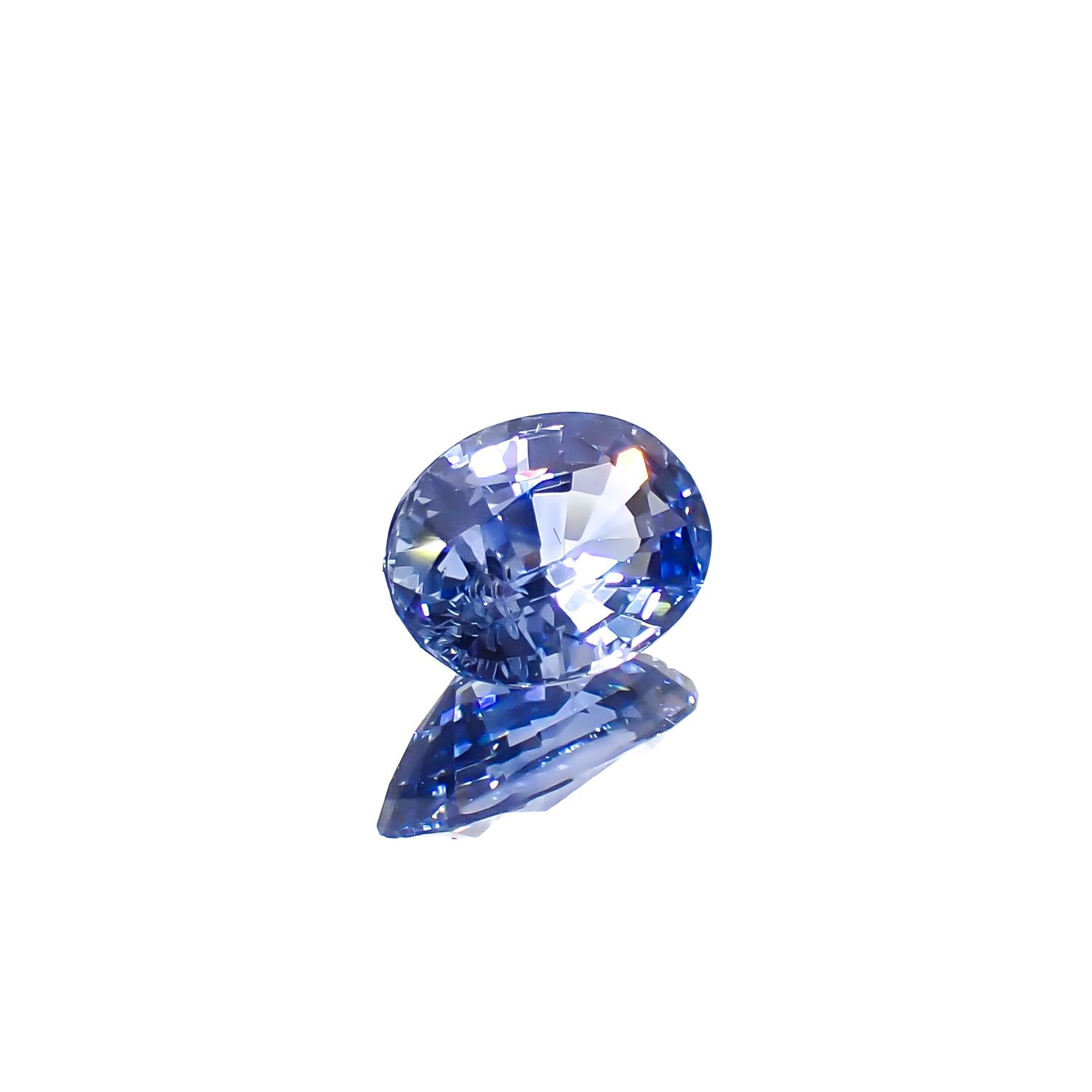 サファイア(宝石名ブルー・サファイア)スリランカ/マダガスカル産 1.44ct GIT鑑付[240828676]8.16x5.77mm前後 | TOP  STONE(トップストーン)