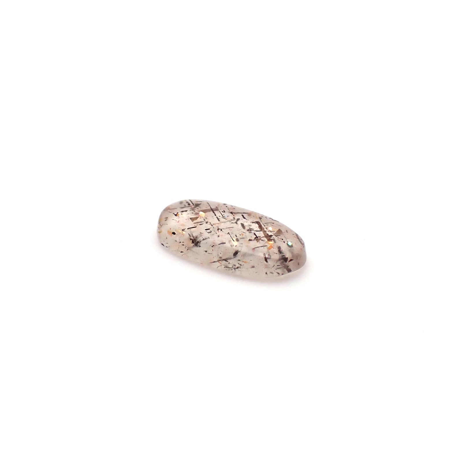 レインボーラティスサンストーン オーストラリア産 0.72ct / 9x4.6mm前後 [260632531]