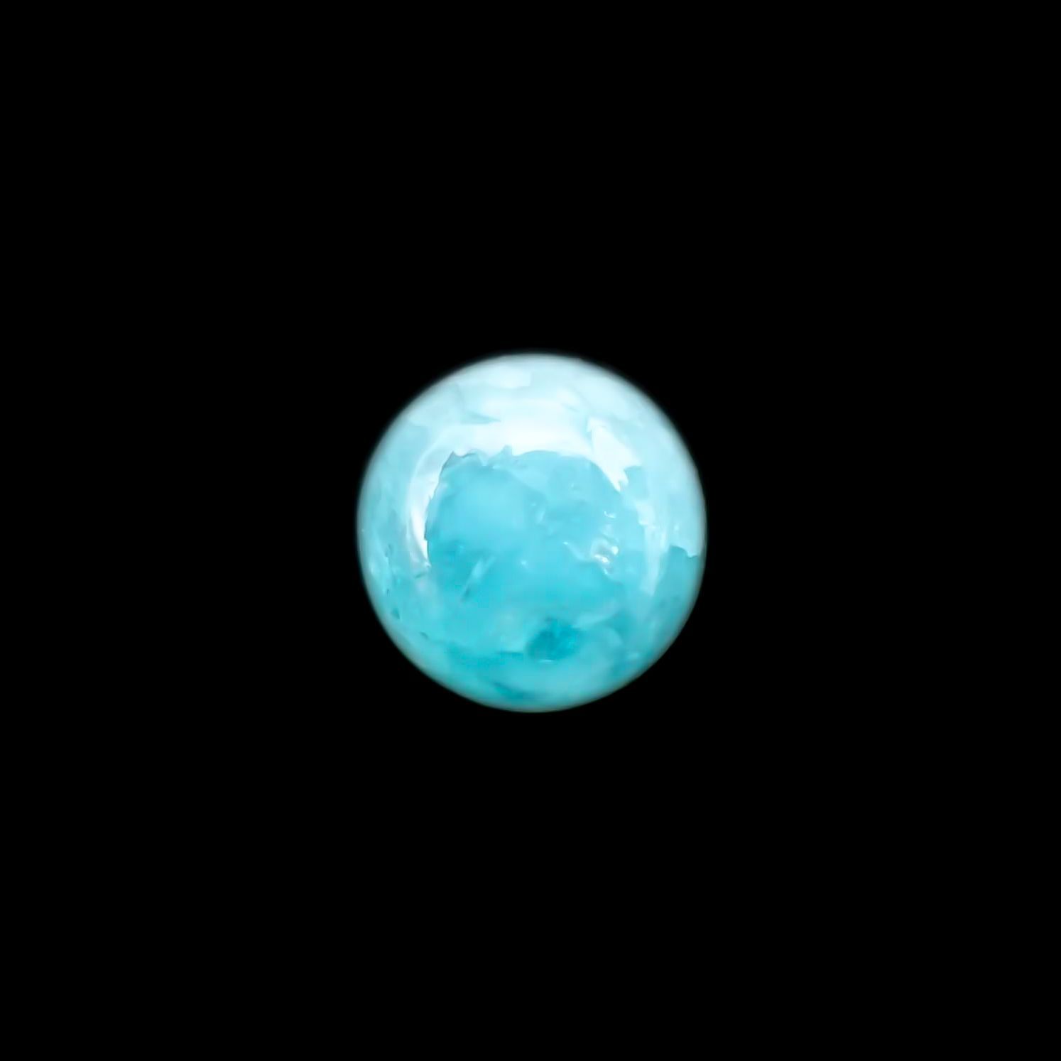 ヘミモルファイト(宝石名ヘミモルファイト) コンゴ産 1.44ct 識別済[211013286]6.2×6.1mm前後