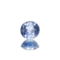 アイスブルーサファイア(宝石名サファイア)スリランカ/マダガスカル産 0.49ct 識別済[230722695]4.4x4.4mm前後
